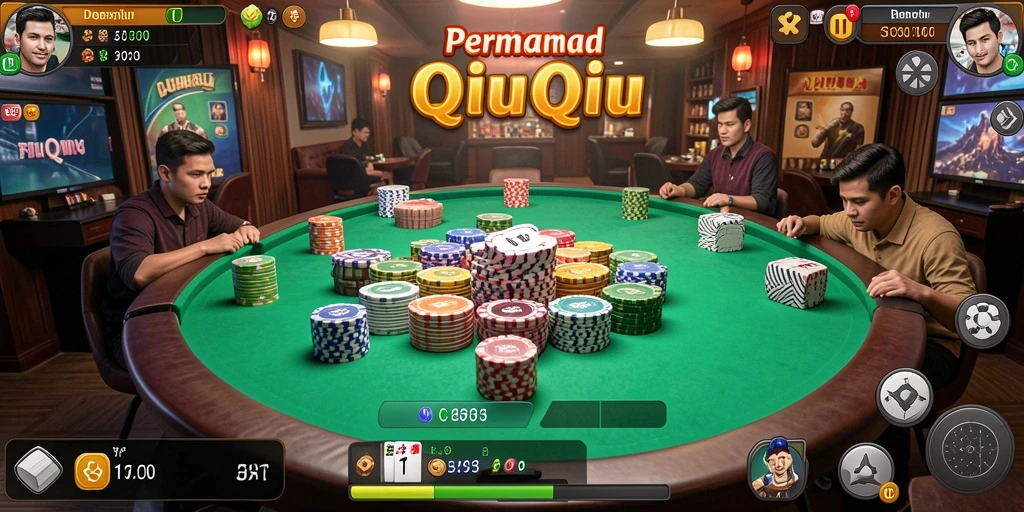 Screenshot gameplay QiuQiu yang menampilkan aksi seru di 5RT.