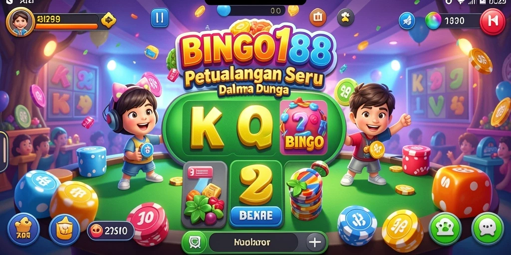 Tampilan gameplay seru dari BINGO188 dalam petualangan bingo.