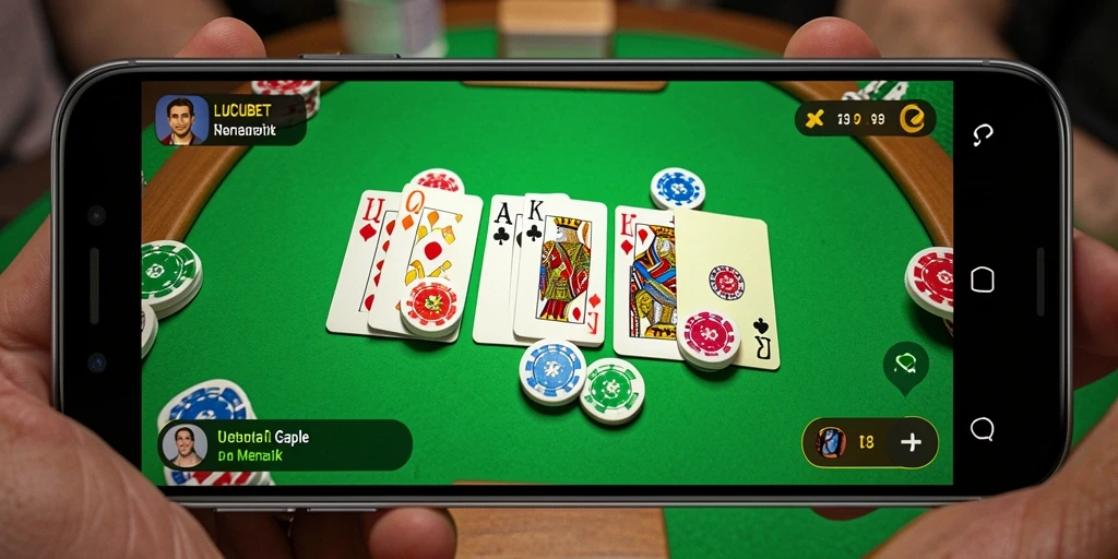 Gameplay seru dan interaktif dalam permainan Gaple LUCUBET.