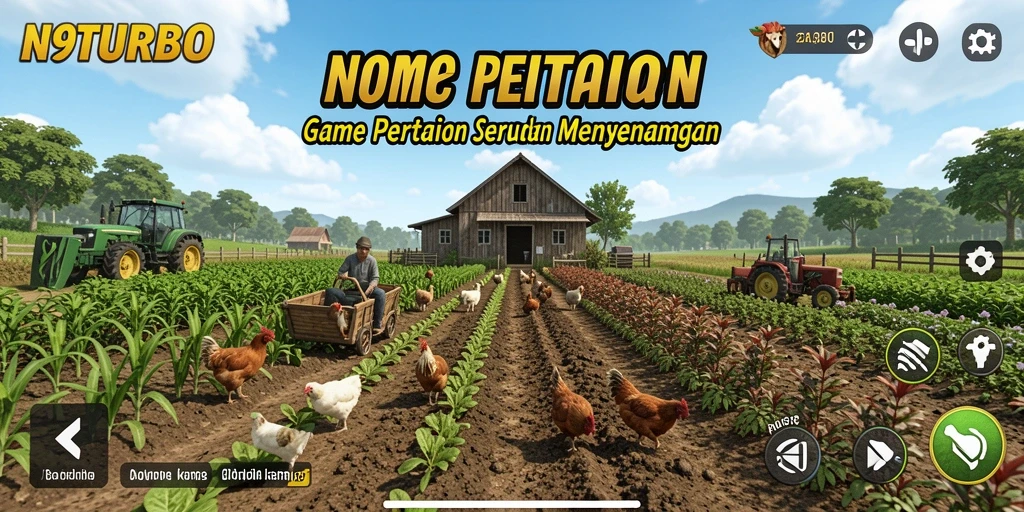 Tampilan gameplay N9TURBO yang seru dan interaktif.