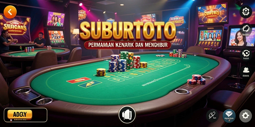 Tampilan menarik dari gameplay SUBURTOTO yang penuh aksi kasino.