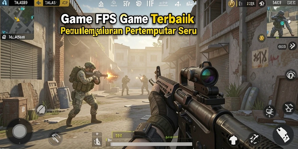 Tangkapan layar gameplay seru di TALAS89 menunjukkan aksi tembak-menembak yang mendebarkan.